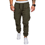 Herren Cargo-Jogginghose mit elastischem Bund und praktischen Reißverschlusstaschen