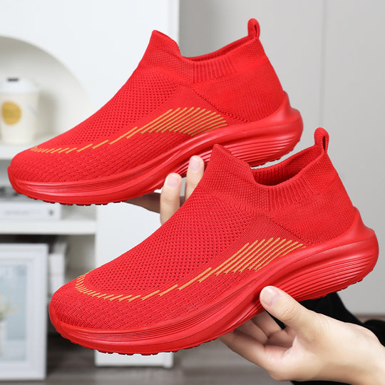 Damen Atmungsaktive und elastische Sneakers mit rutschfester Sohle R&B