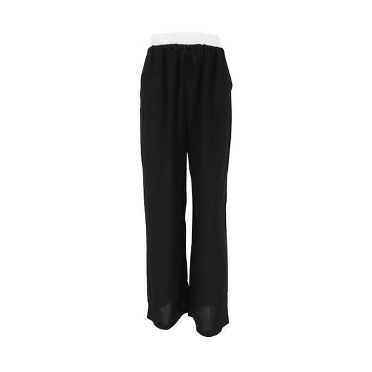 Damen Leichte Sommerhose mit elastischem Bund und seitlichen Taschen R&B