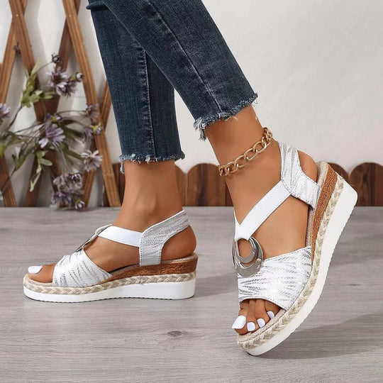 Damen Plateau Sandalen R&B