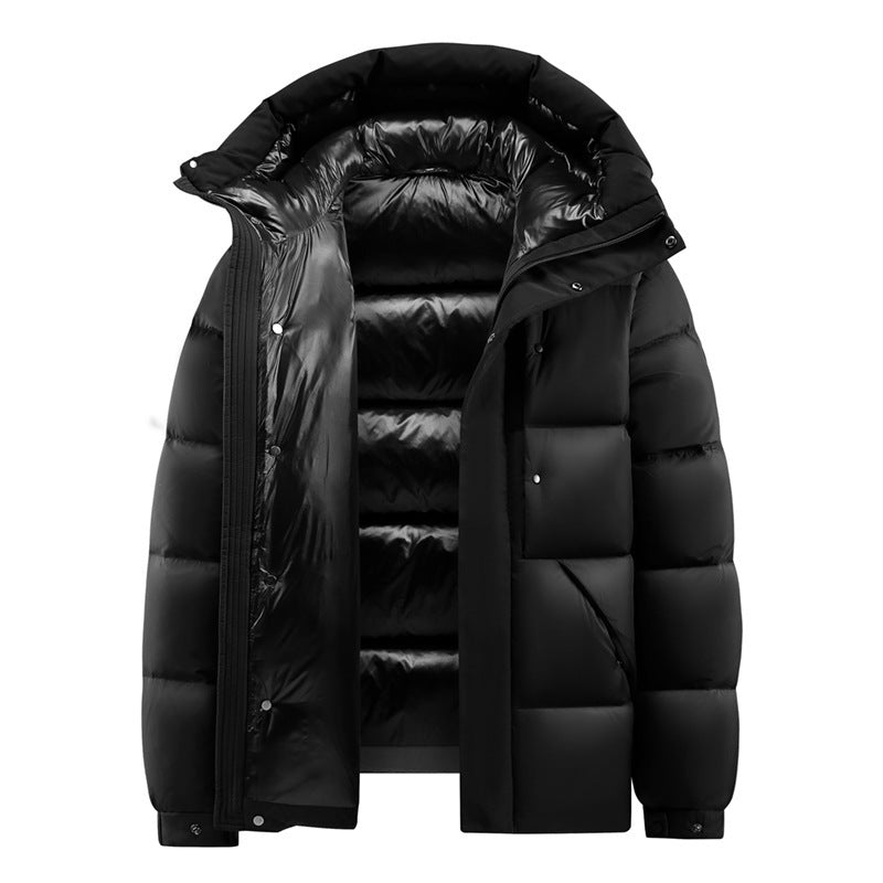 Damen Daunenjacke mit hohem Kragen und praktischen Reißverschlusstaschen R&B