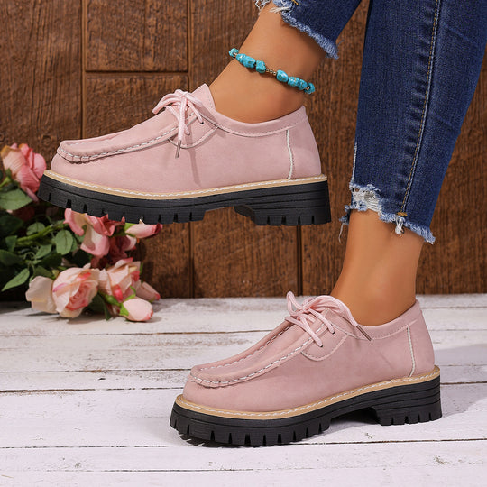 Damen Freizeitschuhe mit modischem Schnürdesign und rutschfester Sohle R&B