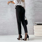 Damen Hochtaillierte Hosen R&B
