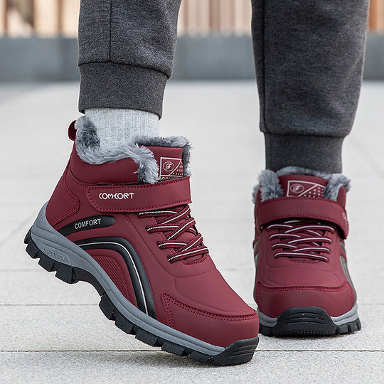 Damen wasserfeste Winterstiefel mit isolierendem Futter und rutschfester Sohle R&B