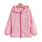 Damen nan ultraleichte Kapuzen-Nylonjacke mit UV-Schutz, winddichter Ausstattung und Reißverschlusstaschen R&B
