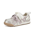 Damen Atmungsaktive Freizeit-Sneaker mit trendigem Mesh-Obermaterial und verspieltem Schnürdesign R&B