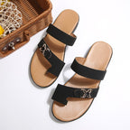 Damen Bequeme Riemensandalen mit elegantem Schleifendetail R&B