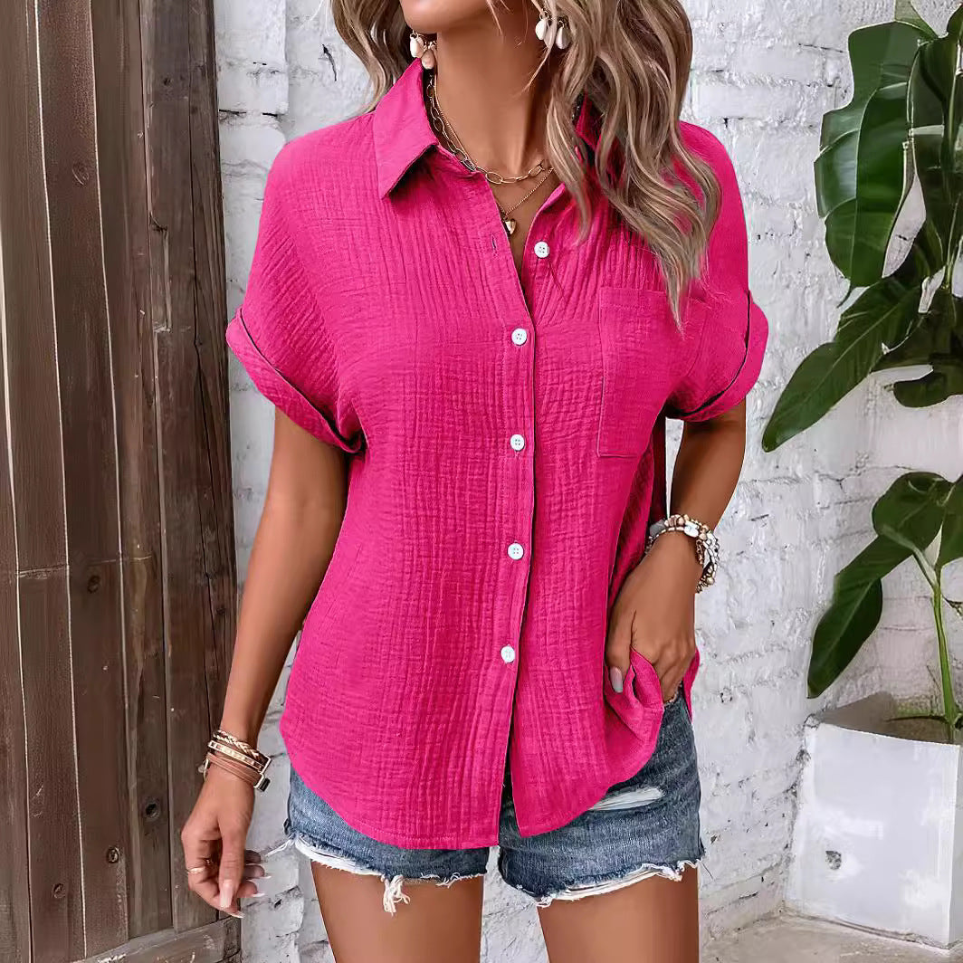 Damen lässige Hemdbluse R&B