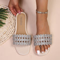 Damen modische Pantoletten mit glitzerndem Herzdesign R&B
