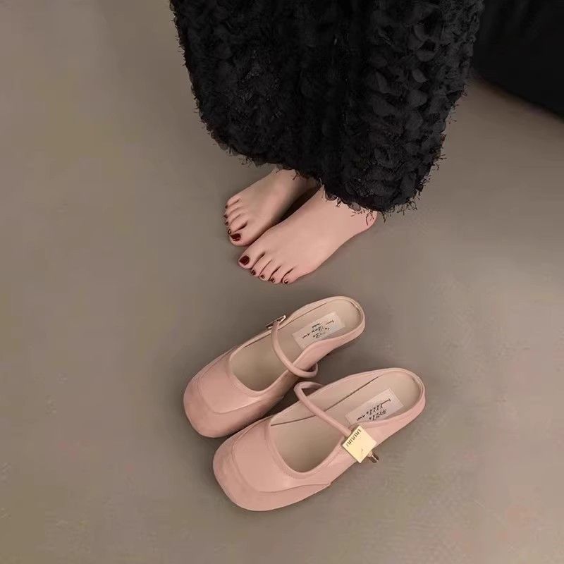 Damen Ballerina-Schuhe mit verstellbarem Riemen und stilvollem Design R&B
