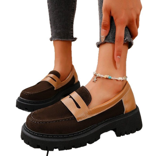 Damen modische Clogs mit robustem Plateau und elegantem Riemendesign R&B