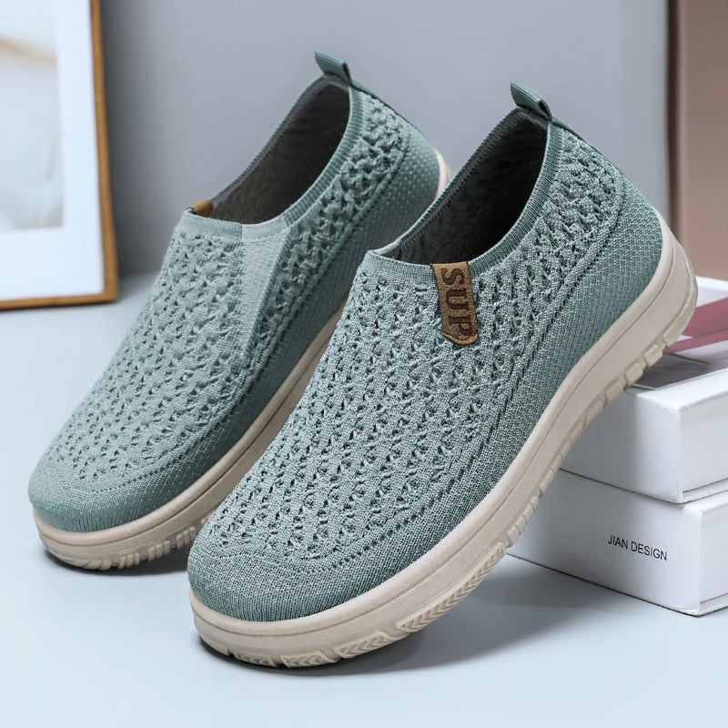 Damen Atmungsaktive Slip-On Freizeitschuhe mit elastischem Design R&B