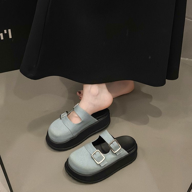 Damen praktische Clogs mit verstellbaren Riemen und rutschfester Sohle R&B