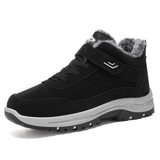 Damen warme Isolierte Outdoor-Stiefel mit strapazierfähiger Sohle und praktischem Klettverschluss R&B