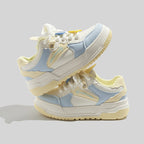 Damen Sportliche Plattform Sneakers mit atmungsaktiver Oberfläche und einzigartigem Design