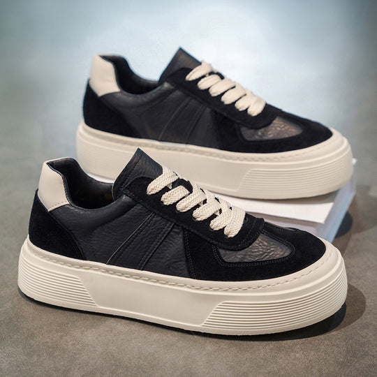 Damen modische Chunky Sneaker mit gepolsterter Sohle und strapazierfähigem Obermaterial R&B