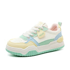 Damen modische Freizeitsneaker mit atmungsaktiver Oberflächenstruktur und rutschfester Sohle R&B