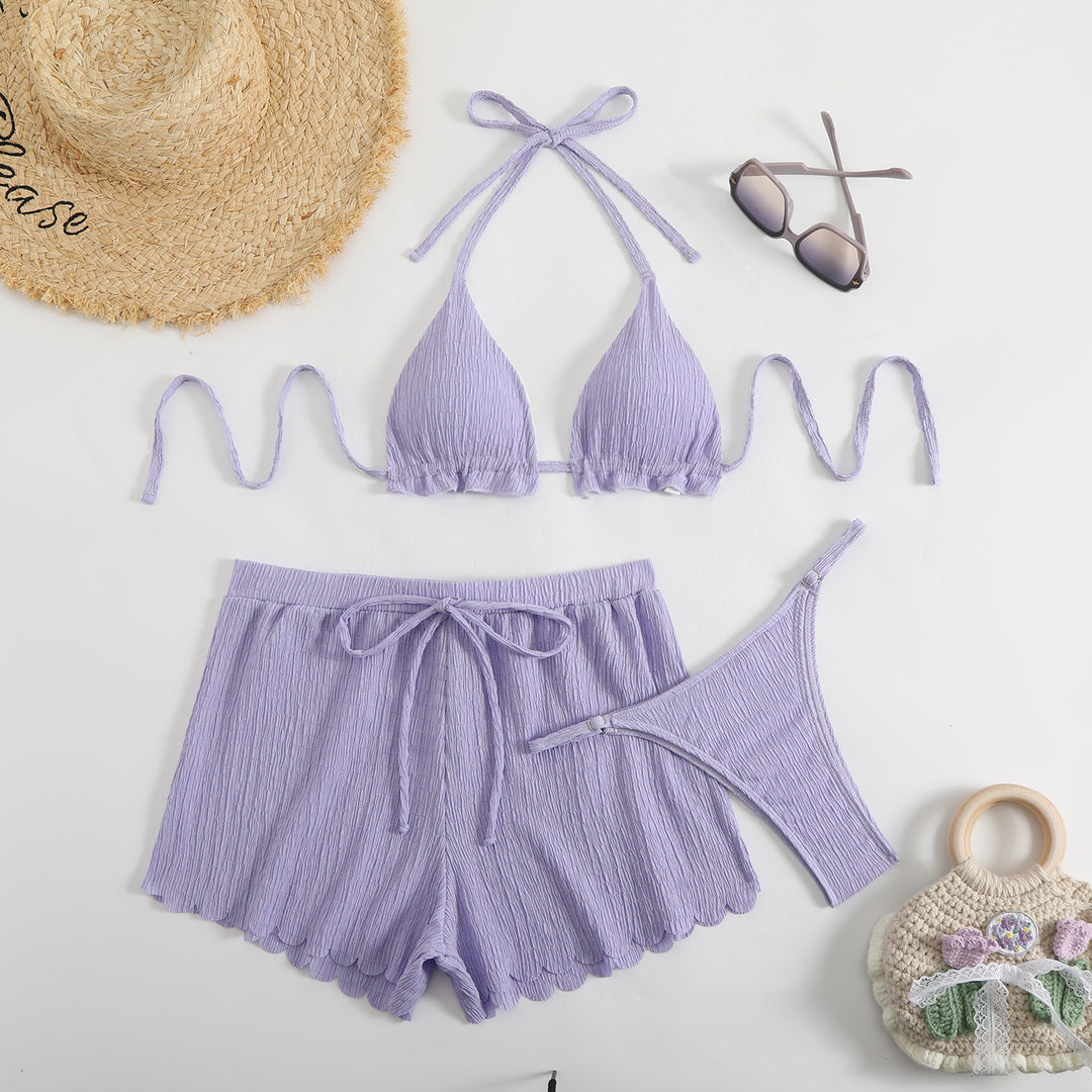 Damen Bikini-Set mit raffiniertem Hosenrock R&B