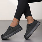Damen Atmungsaktive Freizeitsneaker mit rutschfester Sohle und elastischem Schnürsystem