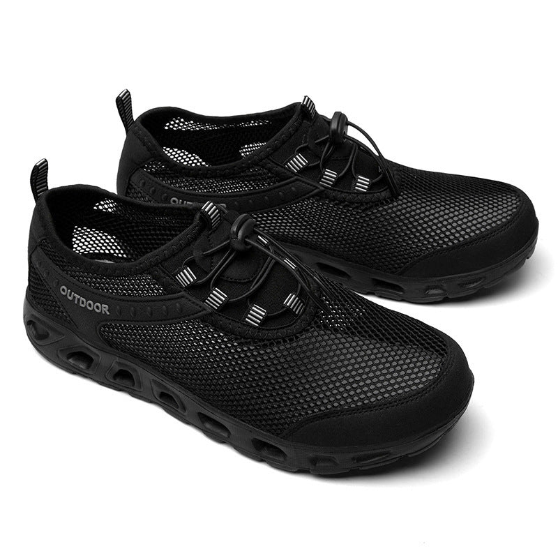 Damen Outdoor-Sneaker mit atmungsaktivem Mesh und rutschfester Sohle R&B