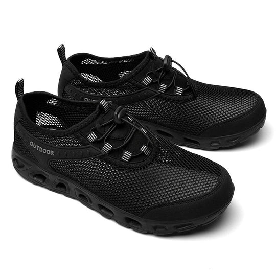 Damen Outdoor-Sneaker mit atmungsaktivem Mesh und rutschfester Sohle R&B