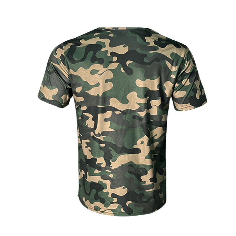 Herren Camouflage T-Shirt R&B