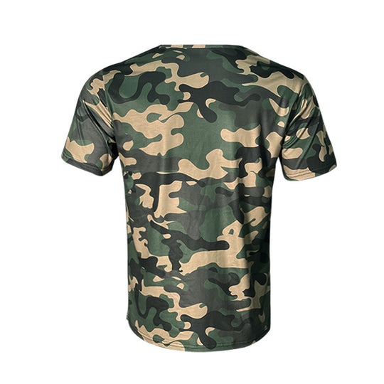 Herren Camouflage T-Shirt R&B