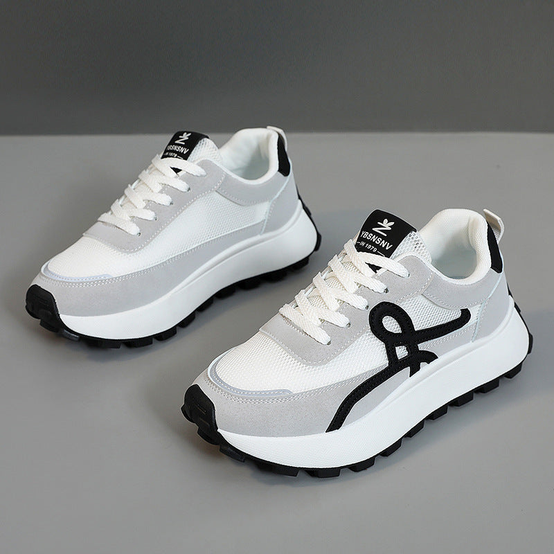 Damen Sportliche Sneaker mit atmungsaktiver Mesh-Oberfläche und dämpfendem Komfort R&B
