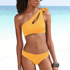 Damen asymmetrischer Bikini mit modischen Cut-Outs R&B