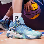 Damen Basketball Sneakers mit innovativem Dämpfungssystem und atmungsaktivem Mesh-R&B