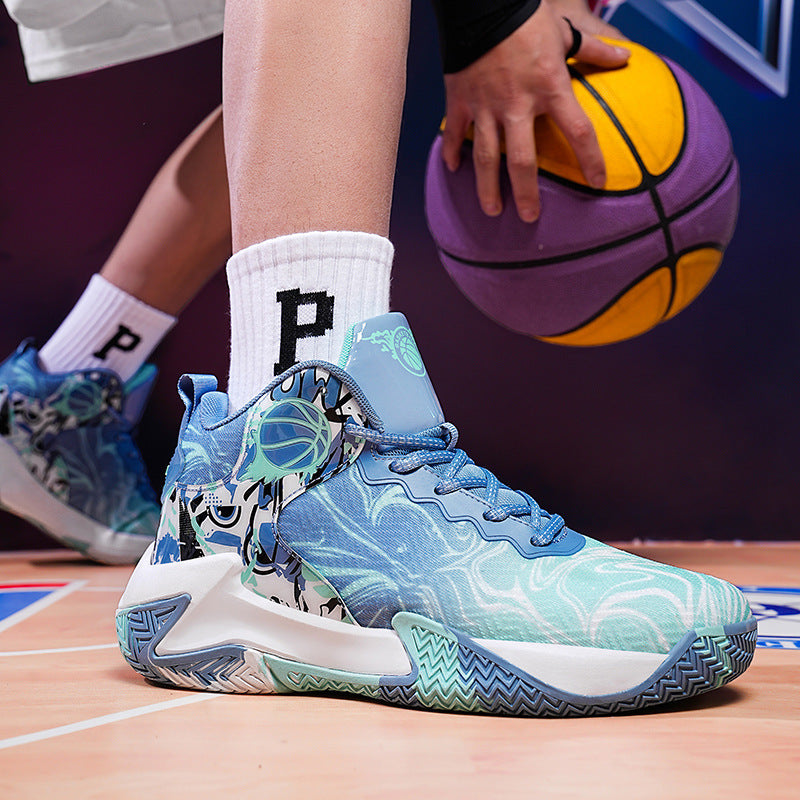 Damen Basketball Sneakers mit innovativem Dämpfungssystem und atmungsaktivem Mesh-R&B