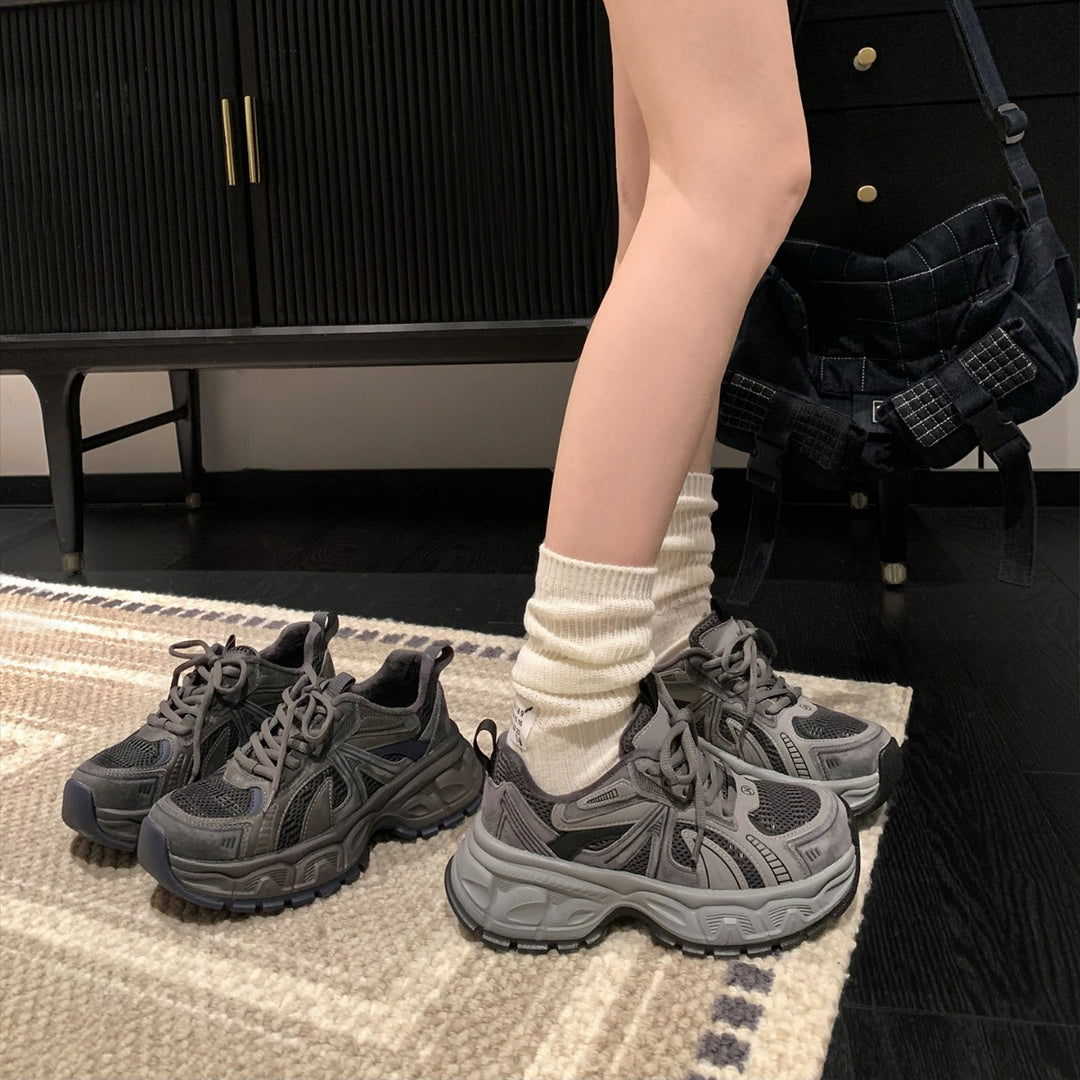 Damen Sportliche Mesh-Laufschuhe mit dämpfender Sohle und atmungsaktivem Design R&B