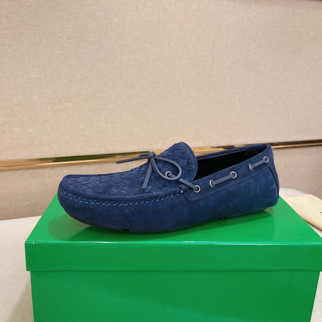 Damen Mokassins aus weichem Wildleder mit eleganter Ziernaht R&B