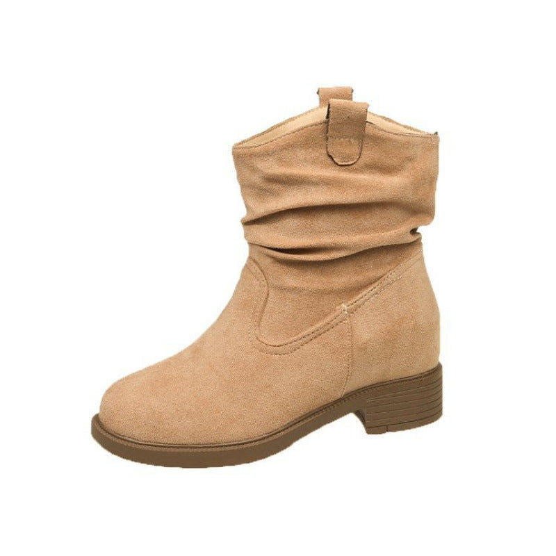 Damen Weiche und lässige Stiefeletten mit bequemem Schaft und rutschfester Sohle R&B