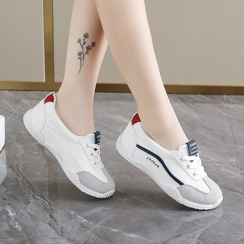 Damen sportliche Sneakers mit atmungsaktivem Obermaterial und flexiblem Sohlenprofil R&B