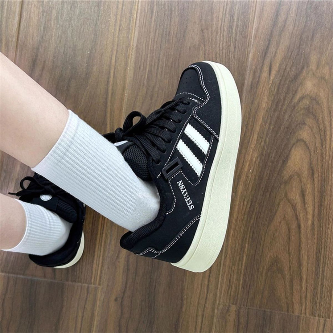 Damen Sneakers im urbanen Retro-Stil mit gepolsterter Innensohle und rutschfester Laufsohle R&B