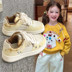 Damen Sneakers im lässigen Retro-Design mit karierten Akzenten und bequemer Sohle R&B