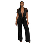 Damen Elegantes Oversized-Outfit aus fließendem Material R&B