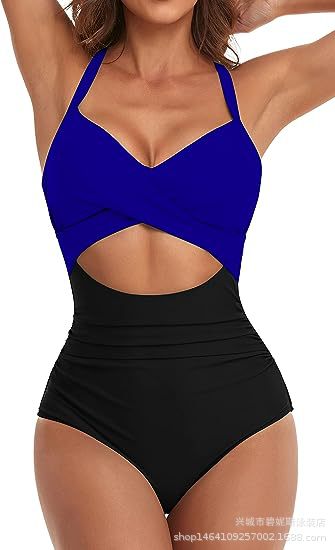 R&B | Hohler rückenfreier Bikini mit engen Trägern