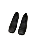 Damen Ballerinas mit verstellbarem Riemen und elegantem Schleifenakzent R&B