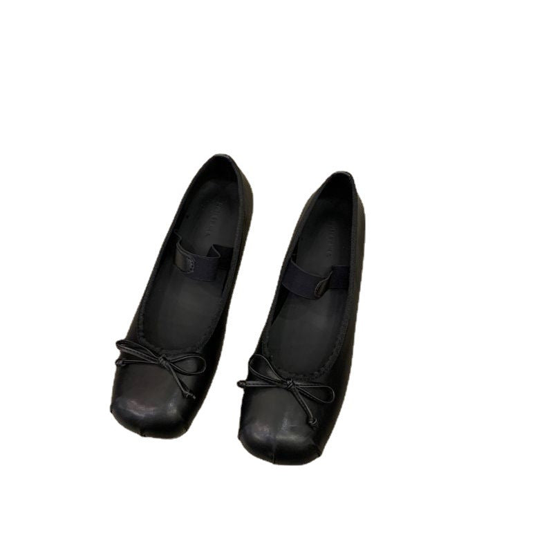 Damen Ballerinas mit verstellbarem Riemen und elegantem Schleifenakzent R&B