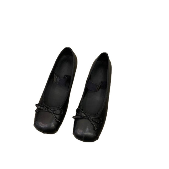 Damen Ballerinas mit verstellbarem Riemen und elegantem Schleifenakzent R&B