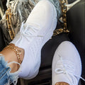 Damen Atmungsaktive Sportschuhe mit elastischem Obermaterial und rutschfester Sohle R&B