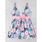 Damen Badekleid mit floralen Mustern und schmeichelndem Schnitt R&B