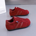 Damen lässige Sneakers mit weichem Obermaterial und rutschfester Sohle R&B