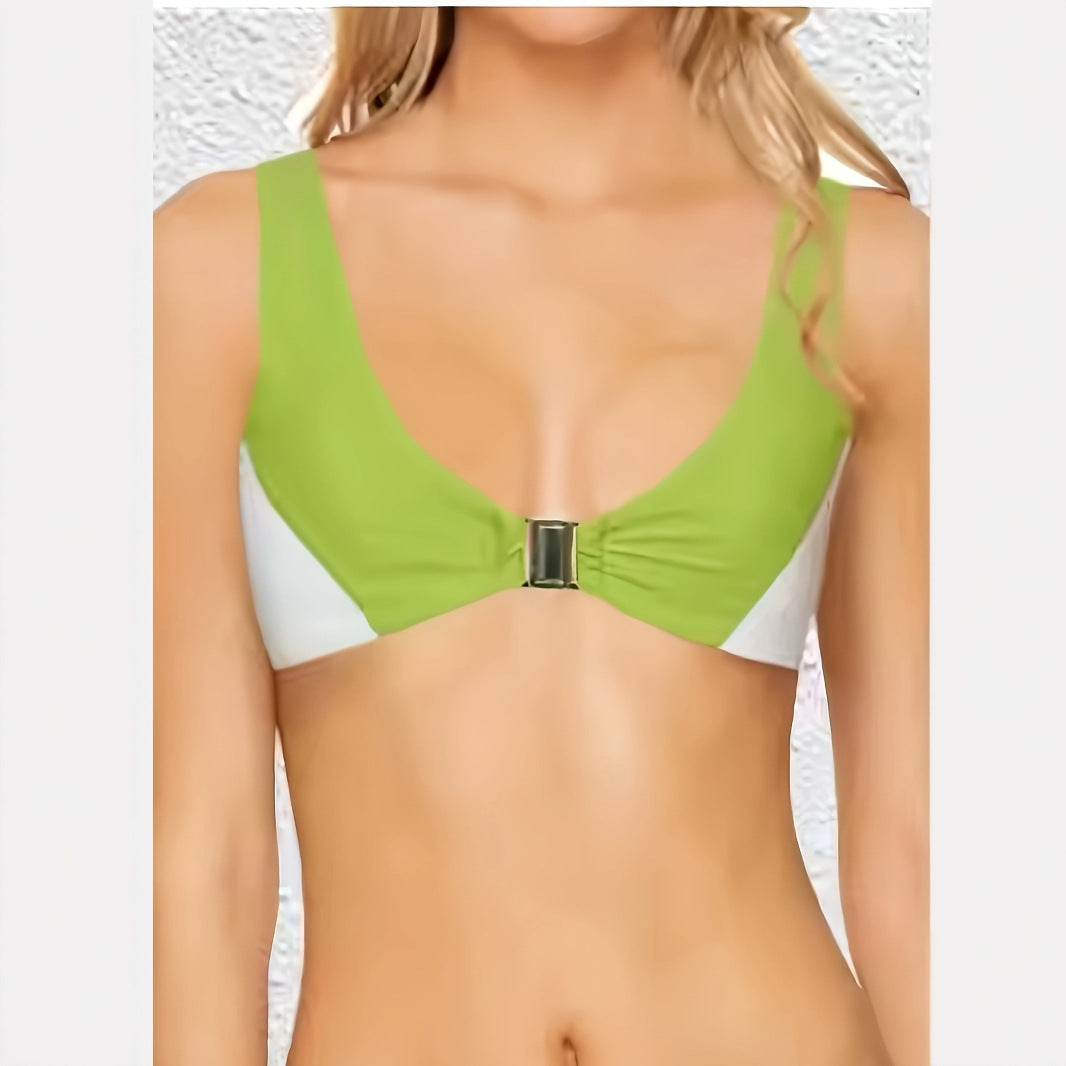 Damen Bikinis mit tiefem V-Ausschnitt und schmalen Trägern R&B