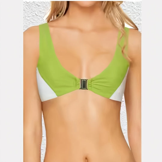 Damen Bikinis mit tiefem V-Ausschnitt und schmalen Trägern R&B