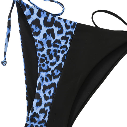 Damen Dreieck-Bikini mit raffiniertem Tiermuster R&B