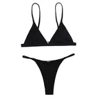 Damen Triangel-Bikini-Oberteil mit verstellbaren Trägern R&B