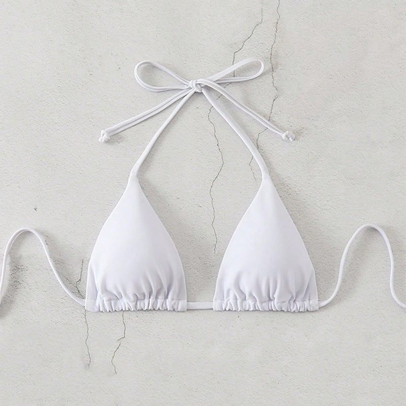 Damen Triangle-Bikinioberteil mit raffiniertem Tiermotiv R&B